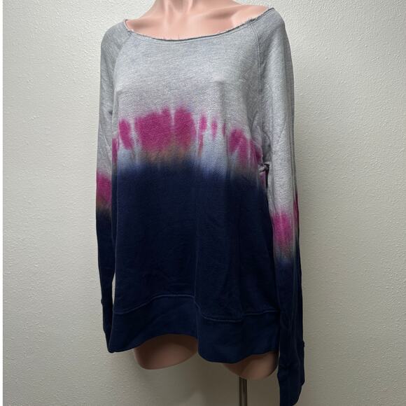 Sundry Sweater Gray Tie Dye Women US 4 Pullover - Picture 2 of 13